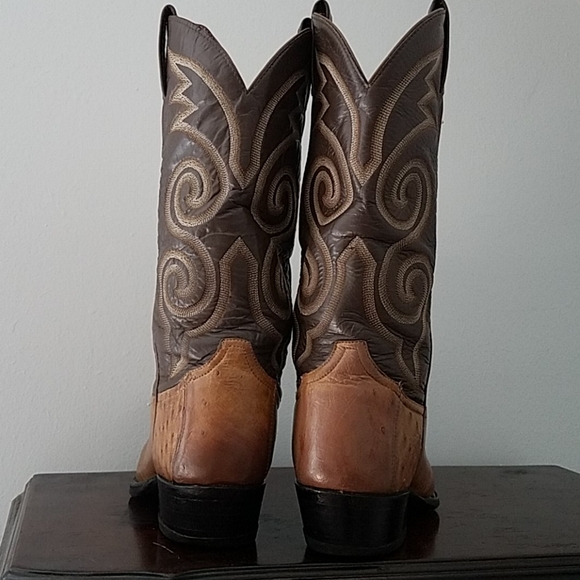 Tony Lama Ostrich Cowboy Boots!! - Picture 4 of 12